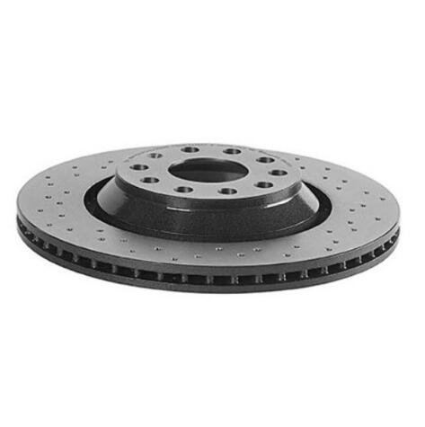 Audi VW Brakes Kit - Pads and Rotors Rear (310mm) (Xtra) (Ceramic) 8E0698451J - Brembo 2325549KIT